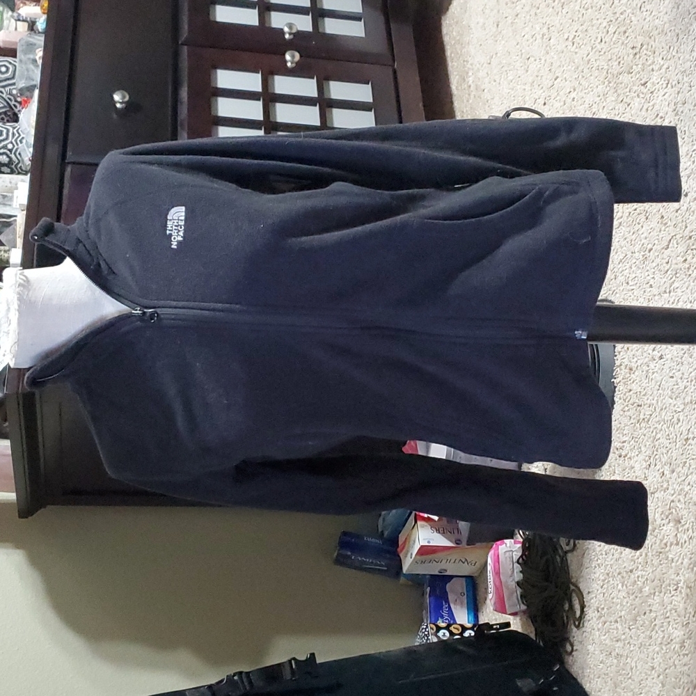 Black fleece jacket